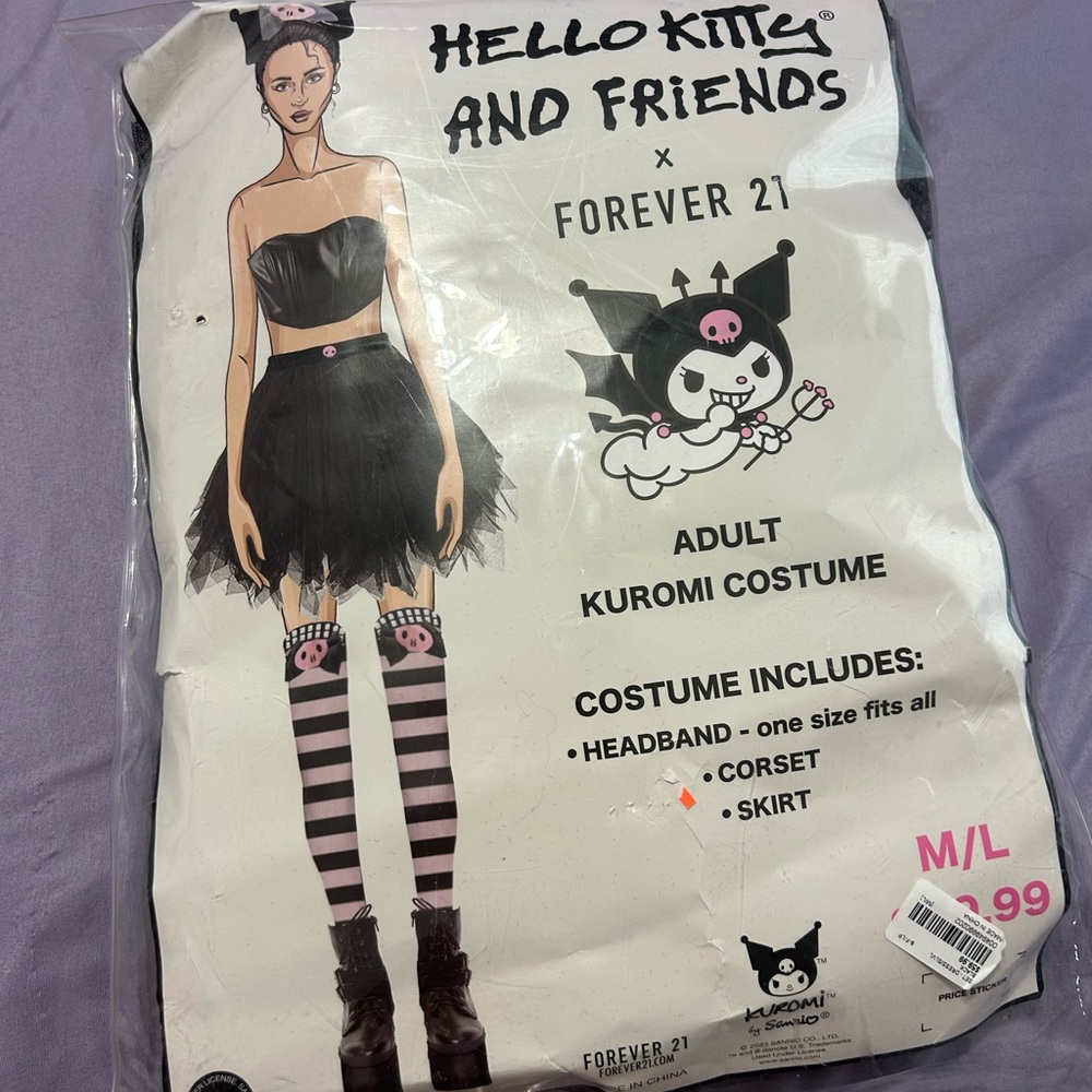 Hello Kitty Kuromi Halloween Costume